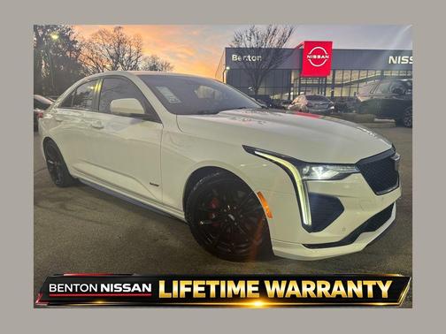 Summit White 2022 Cadillac CT4-V V-Series