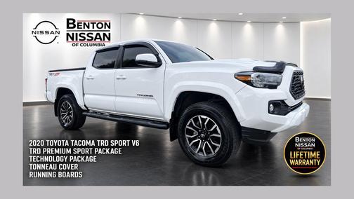 Super White 2020 Toyota Tacoma TRD Sport