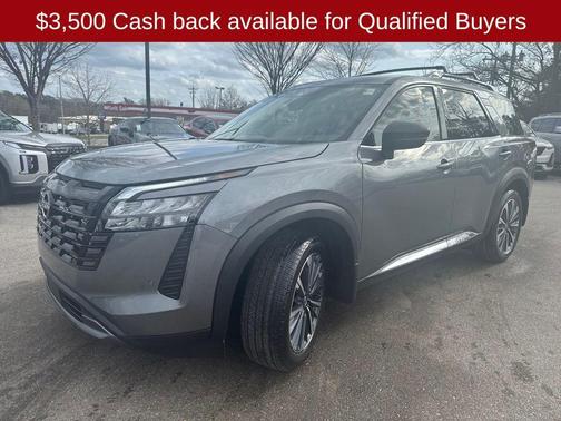 Gun Metallic 2026 Nissan Pathfinder Platinum