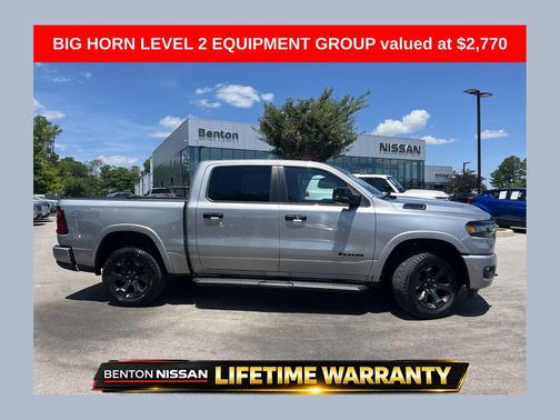 Billet Silver Metallic Clearcoat 2025 RAM 1500 Big Horn/Lone Star