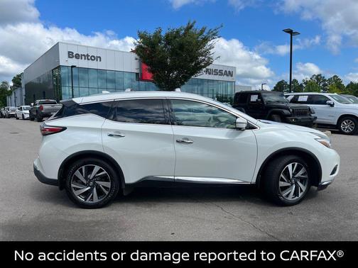 Pearl White 2018 Nissan Murano Platinum