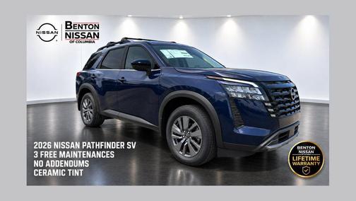 Deep Ocean Blue Pearl 2026 Nissan Pathfinder SV