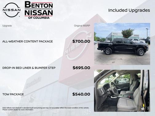 Super Black 2026 Nissan Frontier SV