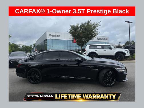 Vik Black 2026 Genesis G80 3.5T Prestige Black AWD