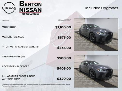Gray 2023 Lexus IS 350 Base
