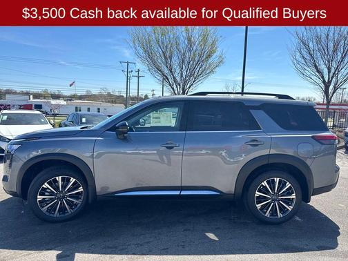 Gun Metallic 2026 Nissan Pathfinder Platinum
