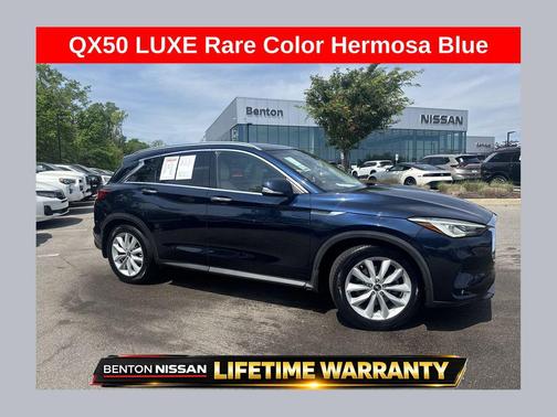 Hermosa Blue 2019 INFINITI QX50 Luxe