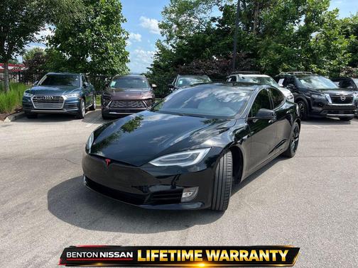 Black 2018 Tesla Model S P100D
