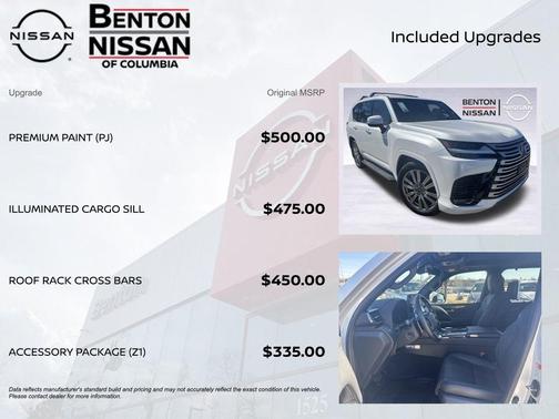 Eminent White Pearl 2023 Lexus LX 600 Ultra Luxury