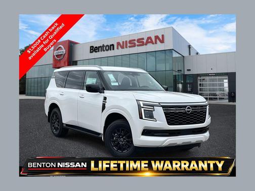 Aspen White Tricoat 2026 Nissan Armada SV