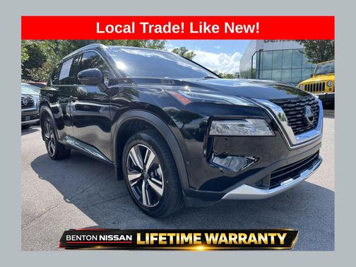 Super Black 2023 Nissan Rogue Platinum