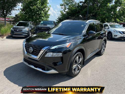 Super Black 2023 Nissan Rogue Platinum