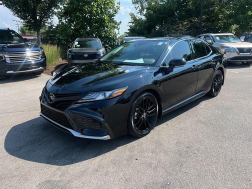 Midnight Black Metallic 2023 Toyota Camry XSE