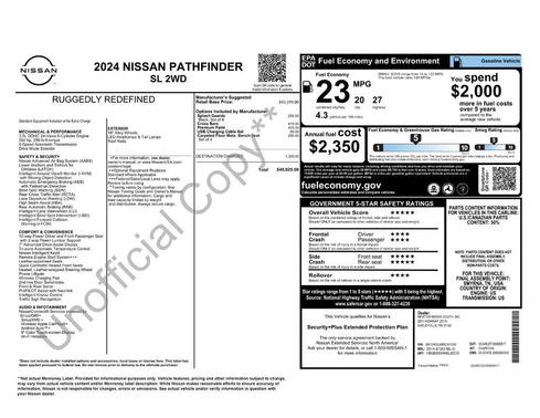 2024 Nissan Pathfinder SL FWD