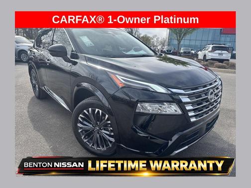 Super Black 2025 Nissan Rogue Platinum