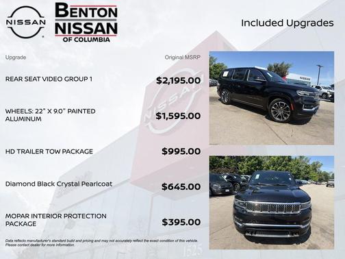 Diamond Black Crystal Pearlcoat 2022 Jeep Grand Wagoneer Series III 4x4