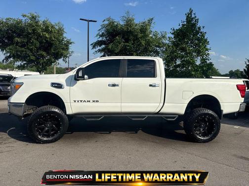 Glacier White 2018 Nissan Titan XD S