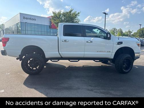 Glacier White 2018 Nissan Titan XD S