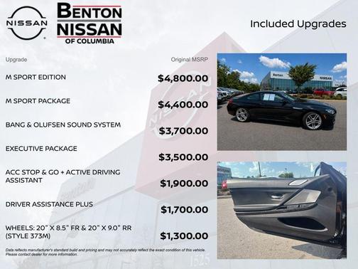 Black Sapphire Metallic 2016 BMW 650 xDrive