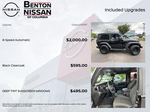 Black Clearcoat 2023 Jeep Wrangler Sport