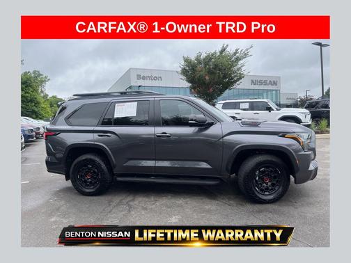 Magnetic Gray Metallic 2025 Toyota Sequoia TRD Pro