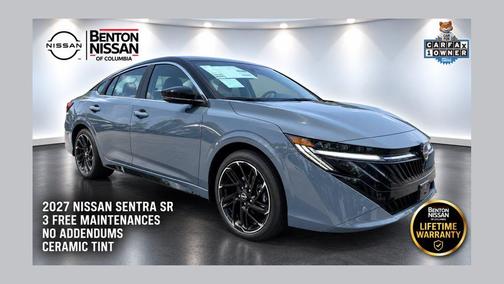 Atlantic Gray Metallic 2026 Nissan Sentra SR