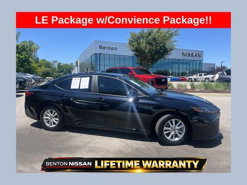 Midnight Black Metallic 2025 Toyota Camry XSE