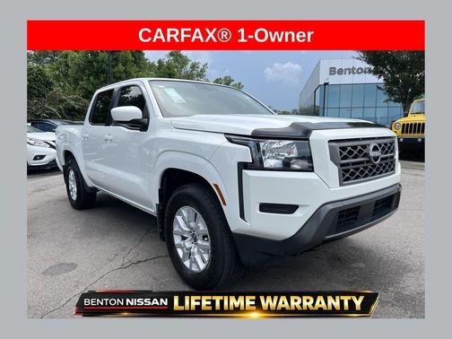 Glacier White 2022 Nissan Frontier SV