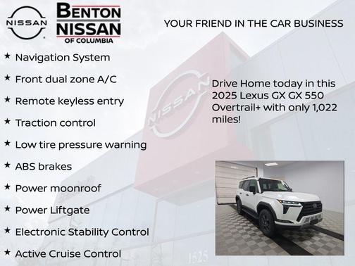 2025 Lexus GX 550 Overtrail+
