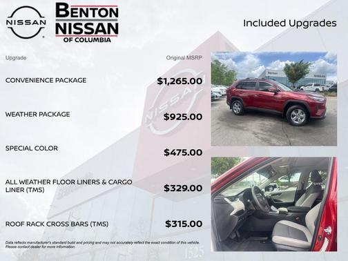 Ruby Flare Pearl 2025 Toyota RAV4 XLE