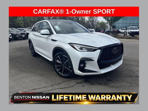 Radiant White 2023 INFINITI QX50 SPORT