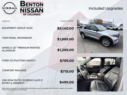 Iconic Silver Metallic 2020 Ford Explorer XLT