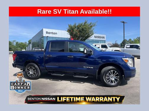 Deep Blue Pearl 2024 Nissan Titan SV