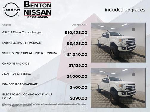 Oxford White 2020 Ford F-250 Lariat