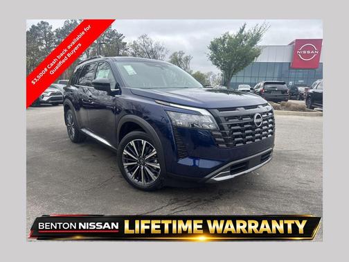 Deep Ocean Blue Pearl 2026 Nissan Pathfinder Platinum