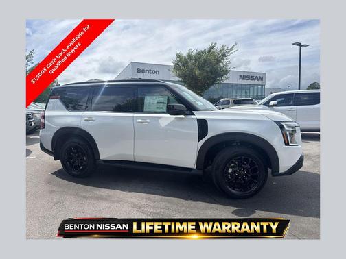 Aspen White/Super Black 2026 Nissan Armada PRO-4X