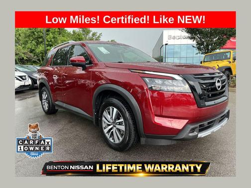 Scarlet Ember Tintcoat 2025 Nissan Pathfinder SL FWD
