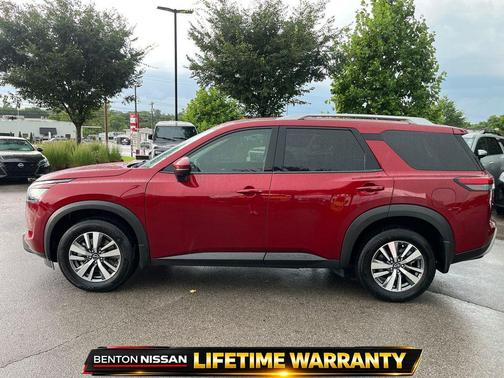 Scarlet Ember Tintcoat 2025 Nissan Pathfinder SL FWD