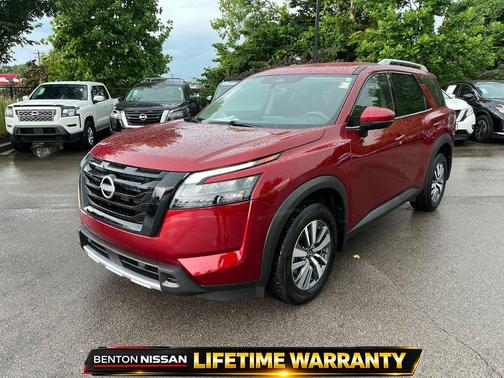 Scarlet Ember Tintcoat 2025 Nissan Pathfinder SL FWD