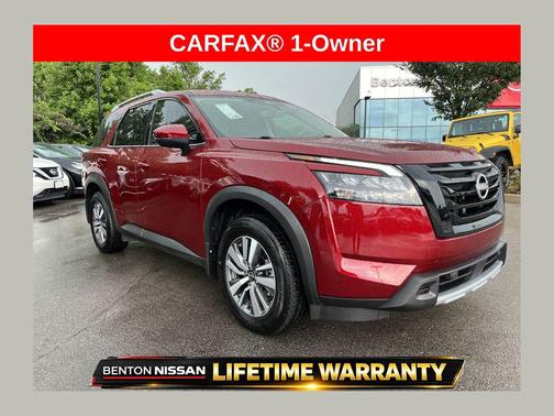 Scarlet Ember Tintcoat 2025 Nissan Pathfinder SL FWD