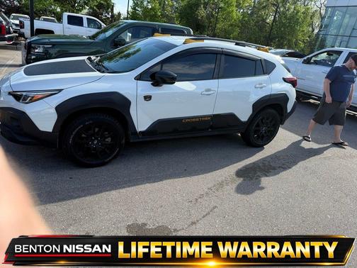 Crystal White Pearl 2024 Subaru Crosstrek Wilderness