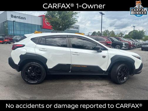Crystal White Pearl 2024 Subaru Crosstrek Wilderness