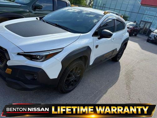 Crystal White Pearl 2024 Subaru Crosstrek Wilderness