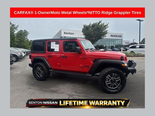 Firecracker Red Clearcoat 2022 Jeep Wrangler Unlimited Sport