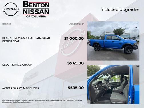 Hydro Blue Pearlcoat 2022 RAM 1500 Classic Warlock Quad Cab 4x4 6'4' Box