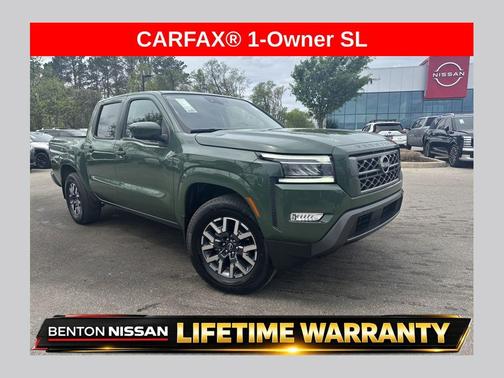 Tactical Green Metallic 2024 Nissan Frontier SL