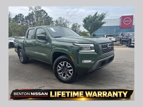 Tactical Green Metallic 2024 Nissan Frontier SL