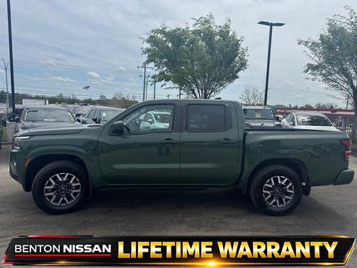 Tactical Green Metallic 2024 Nissan Frontier SL