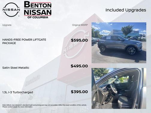 Satin Steel Gray Metallic 2022 Buick Encore GX Select