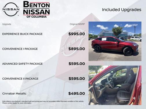 Cinnabar Metallic 2025 Buick Envista Sport Touring FWD